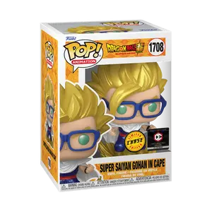 Funko Pop! Dragon Ball Super - Super Saiyan Gohan in Cape (Chalice Collectibles) (Chase) # Exclusive Collectible Pop Vinyl Figure