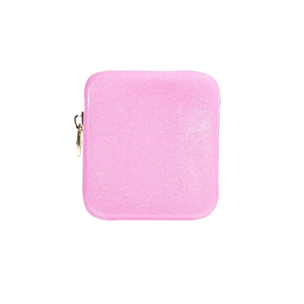dreamie - Bubblegum Holographic Glitter Jelly Pouch