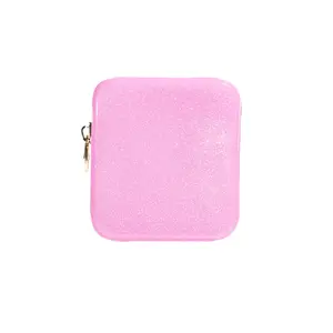 dreamie - Bubblegum Holographic Glitter Jelly Pouch