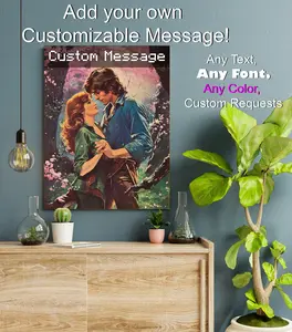 Valentines Minecraft Art | "Alex & Steve" | Customizable Canvas | Minecraft Poster | Minecraft Art | Minecraft Decor | Minecraft Print