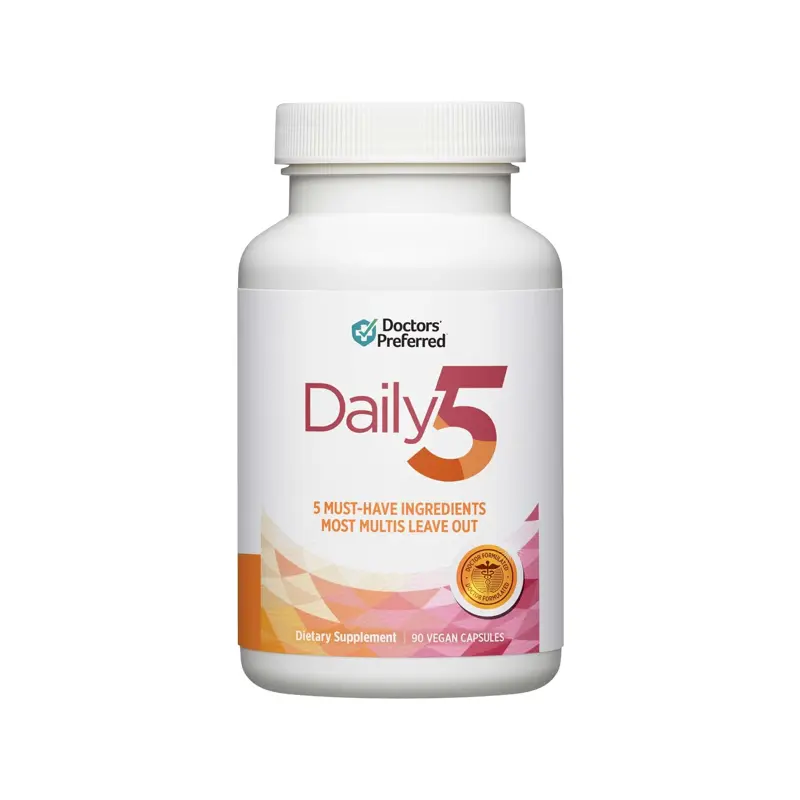 Doctors' Preferred Daily5 90 Vegan Capsules Dietary Supplement