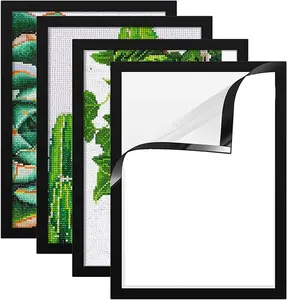 Diamond Painting Frames 12x16in/30x40cm, Magnetic Diamond Art Frame Self-Adhesive (4 Pack)