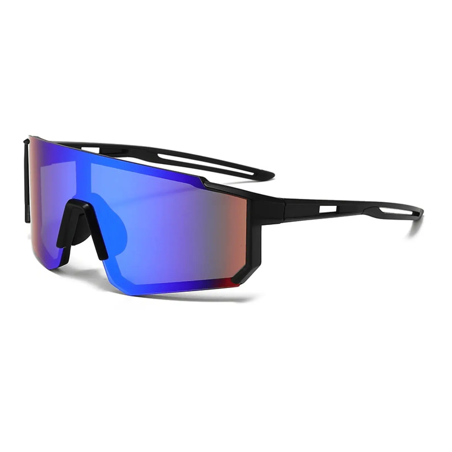Unisex Polarized UV400 Outdoor Sports Sunglasses - Wrap-Around Fit, Windproof Mirror Lens Cycling Gear for Drivers, No Glare Protection, Daily Wear