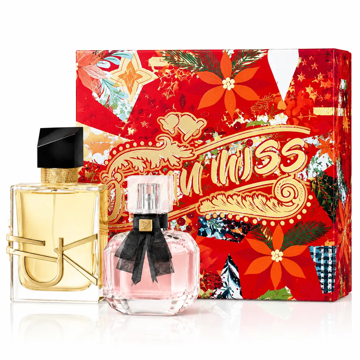 JEAN MISS 2PCS Women's Eau De Toilette Spray Gift Set Long Lasting Perfume For Women 50ml Floral Fruity & Herbal Floral Citrus Fragrance Vanilla Fresh Romantic Feminine Scent Daily Commute Date Night Party Anniversary Birthday Luxury Box Ideal Present
