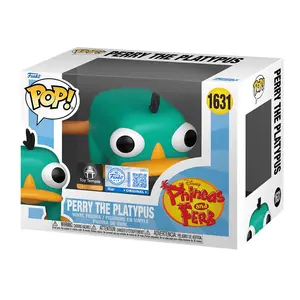 Funko Pop! Phineas and Ferb - Perry the Platypus #1631 (Toy Temple) Exclusive (Sticker may vary) Collectible Pop Vinyl Figure