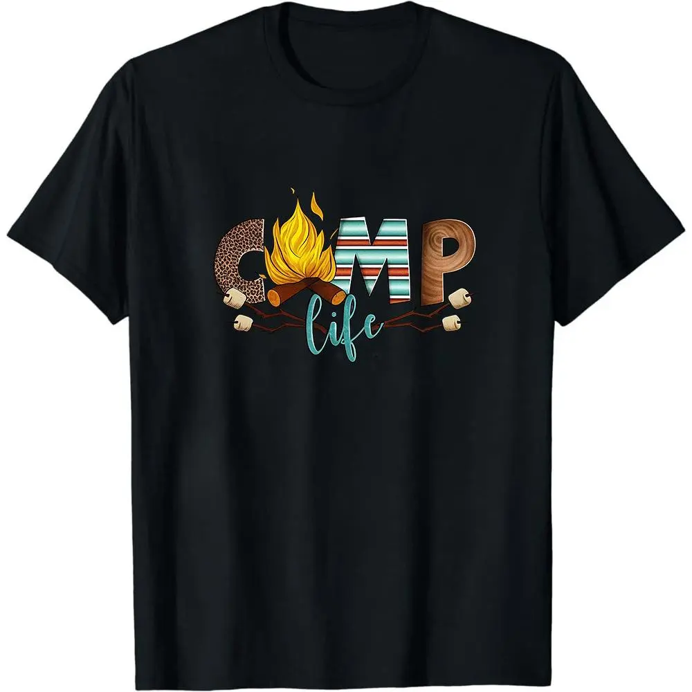 Camp Life Shirt, Happy Camping Shirt, Camping Fire Shirt, Camper Shirt, Nature Lover Shirt, Hiking Gifts, Glamping Shirt, RV Camping Gifts