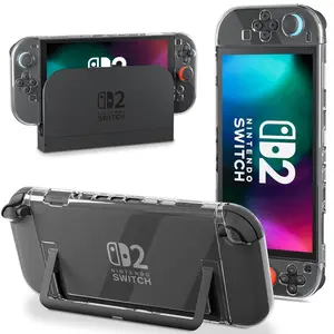 [Improved Version]  2 Dockable Case, Clear Protective Cover  Compatible with   2 2025 Console, Transparent Hardshell Support  2  Dock