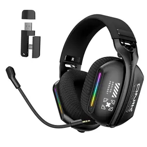 ONIKUMA GT808 Wireless Gaming Headset 24G Bluetooth 53 RGB 3D Surround Sound