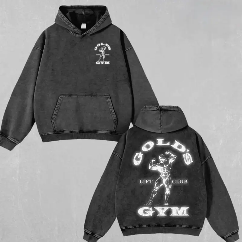 golds gym hoodie grey - TikTok Shop