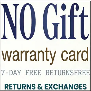 NO GIFT ! !! WARRANTY CARD