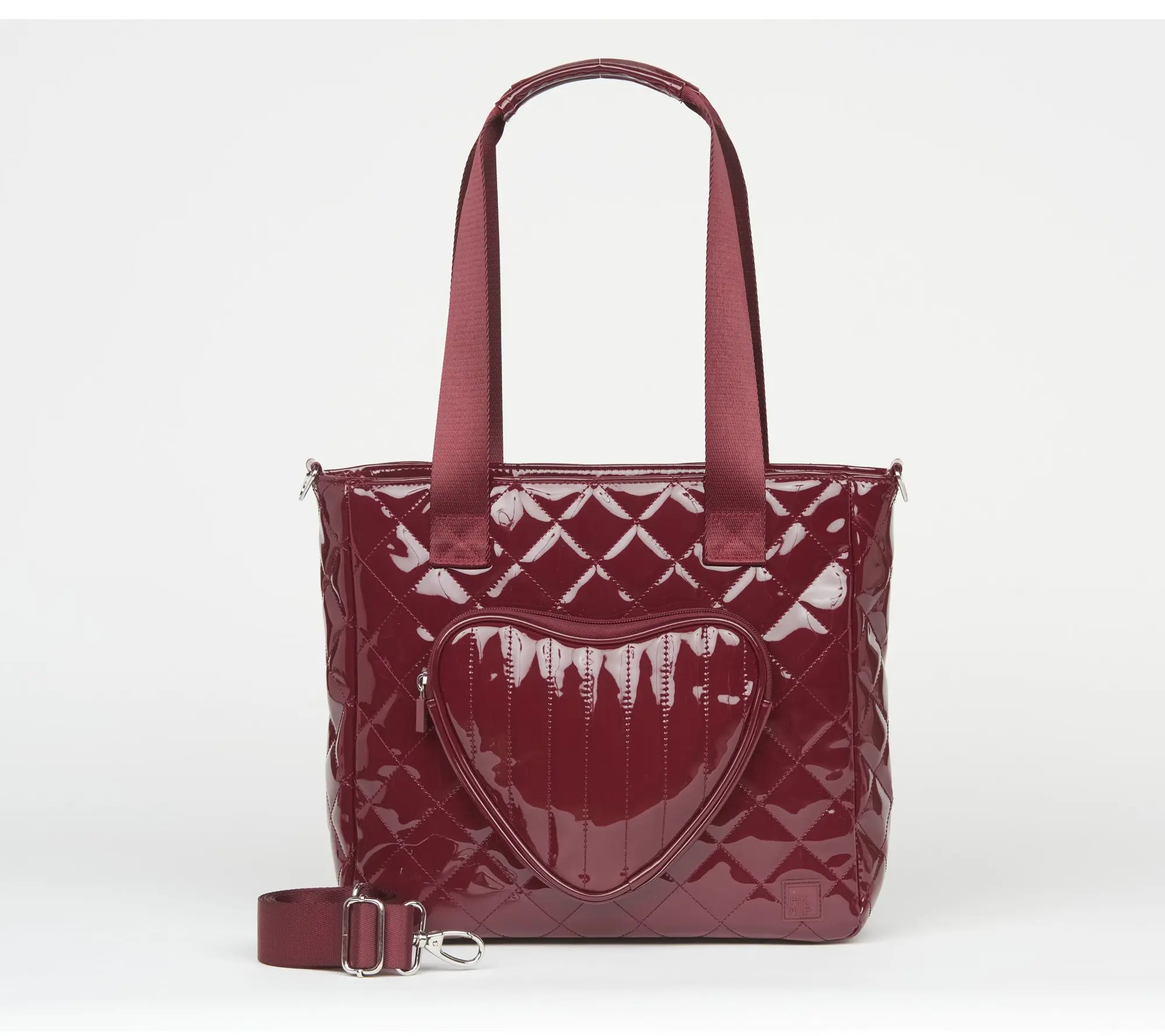 IHKWIP Be My Valentine Heart Tote w/ Crossbody Strap