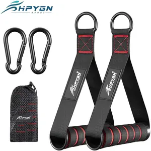 Exercise Handle, Gym Exercise Handles, Replacement Fitness Equipment for Pilates,  for Cable Machine Pulleys, Resistance Band and Strength Trainer, Pull Down Workout Accessories, Yoga,