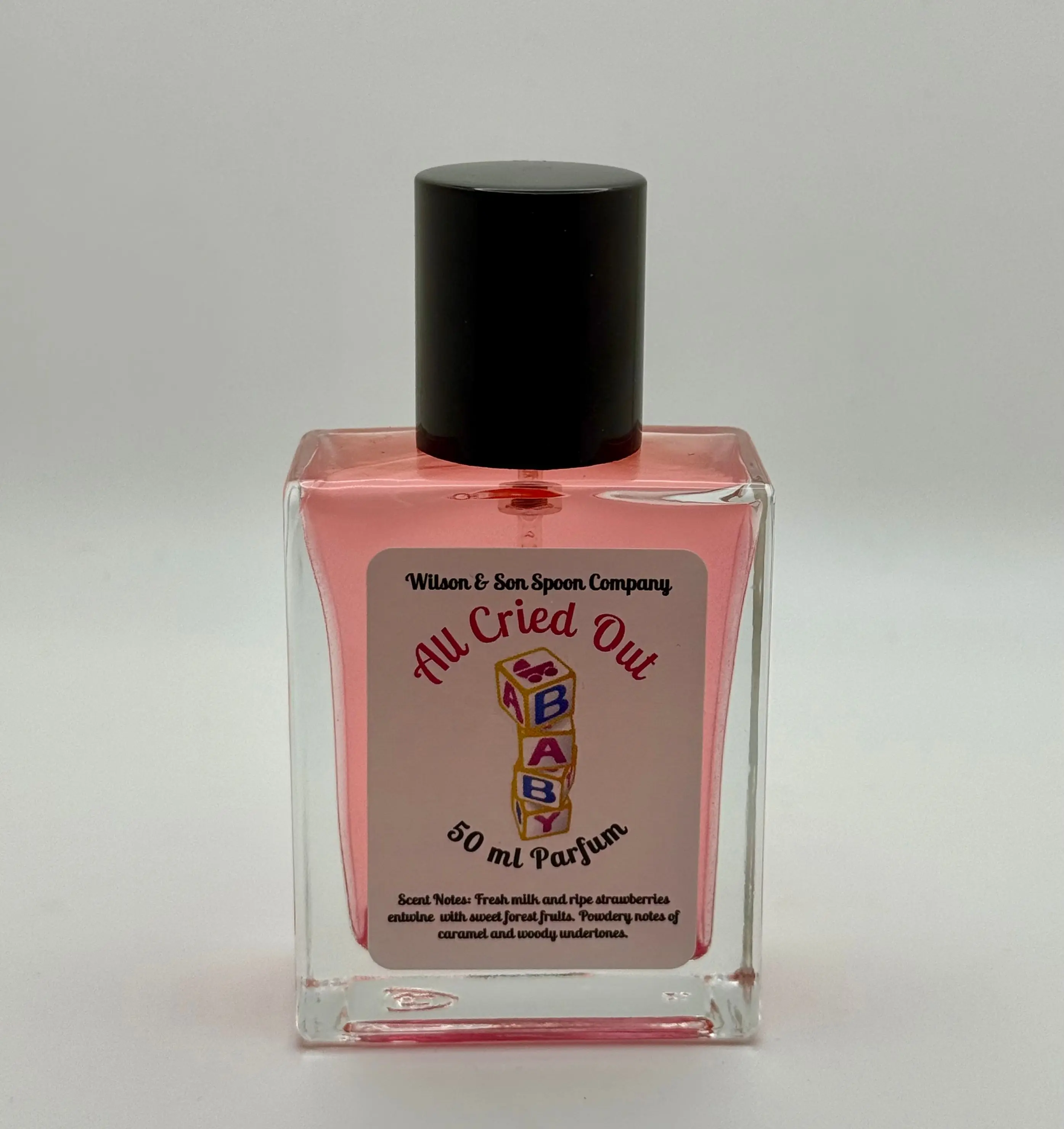 Unisex 50ml Alcohol-Based Long-Lasting Perfume - "All Cried Out" Deep Floral Scented Perfume, Aromatic Woody Gourmand Fragrance, Travel-Friendly Reusable Glass Bottle, Long Lasting Perfumes