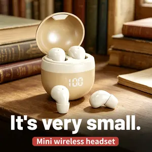 2026 Invisible Mini Earbuds Wireless Bluetooth, Low Profile Micro Smallest Tiny Discreet Hidden Earbuds for Work, Small Headphones, Invisible Sleep Wireless Earphone IPX5 Waterproof for Small Ear Canals summerwins