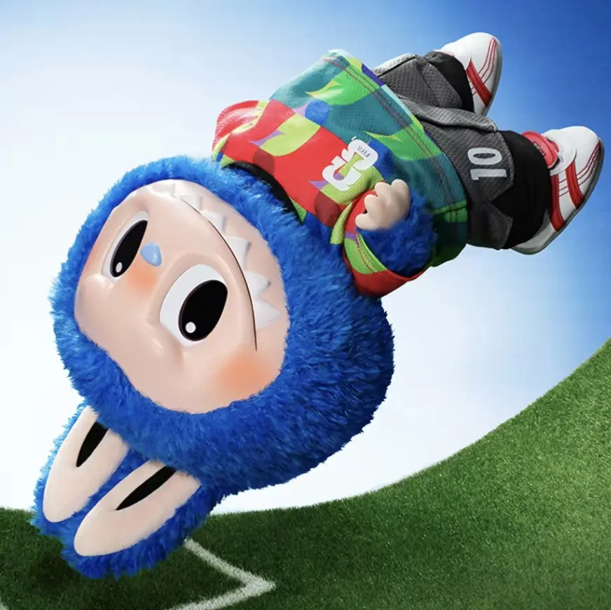 [TTM] THE MONSTERS × FIFA SERIES-Catch the Win Vinyl Plush Doll