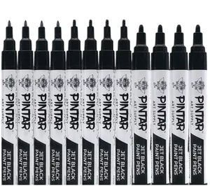Pintar Black Paint Markers - 12pk