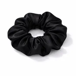 Satin Scrunchie for Women – Soft Silk Hair Tie (1 Piece) No Crease Anti-Breakage Ponytail Holder 4” Diameter