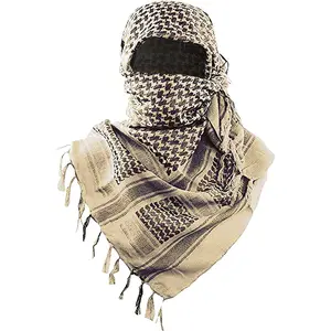full head Pure Cotton Desert Tactical Scarf Unisex Use Military Style Motorcycle Headwear