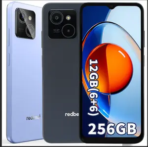 Redbeat E3 Android 14, 12GB(6+6) RAM+256GB ROM, GAMING, Octa-Core Processor, 6.6HD INCH SCREEN，5O MILLION AI MAIN CAMERA，5000mAh Battery, 4G LTE Dual SIMMINIMALIST AESTHETICS，GLOBAL 4G FREOUENCY BAND, Fingerprint Lock