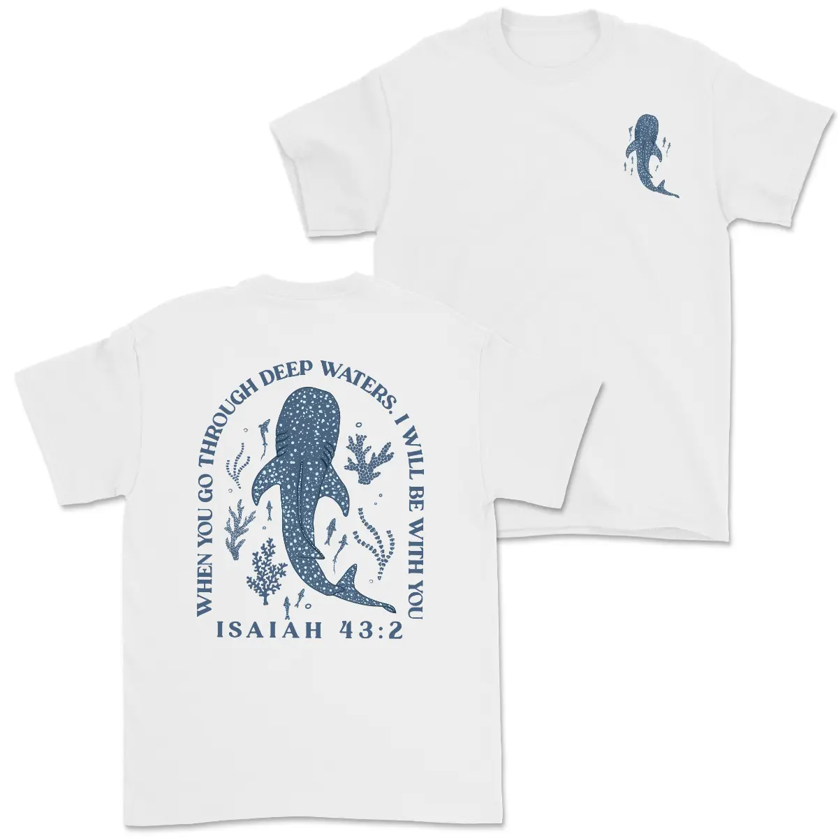 Whale Shark Tshirt, Beachy Shirt, Jesus T-shirt, Summer T-shirt, Christian Ocean Tee, Coconut Girl