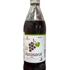 6 packs Glucosoral Uva 450 ml