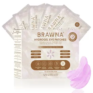 BRAWNA Hydrogel Undereye Mask Patch with Retinol, Collagen, Peptides, Hyaluronic Acid - For Puffy Eyes, Dark Circles, Undereye Bags - Vegan Cruelty-Free Skincare Birthday Gifts for Women - 24 Pairs - Gift For Women