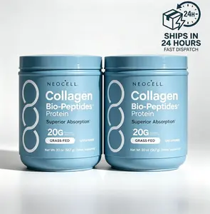 NeoCell Collagen Bio-Peptides Powder, 20oz Grass-Fed Collagen Protein Healthcare Supplement with 18 Essential Amino Acids