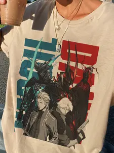 Devil may Cry Couple anime  character unisex tshirt
