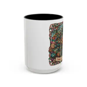 Tangled & Jolly Gingerbread Mug | Holiday Christmas Lights Coffee Cup