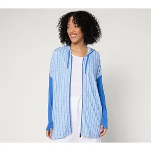 Lug Lounge Brushed Sweater Knit Zip Up - Bolero