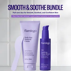 Smooth and Soothe Bundle Hair Removal and Body Care Cream Soothing Lightweight Serum Scent