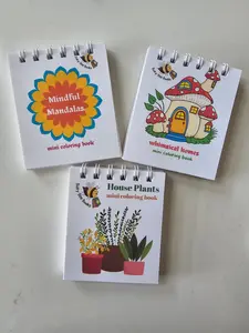 Set Of 3 Mini Coloring Book of choice,  coloring book for Adults, Coloring Book for kids, Coloring Book, Tiny Coloring Book, Book Gift Set