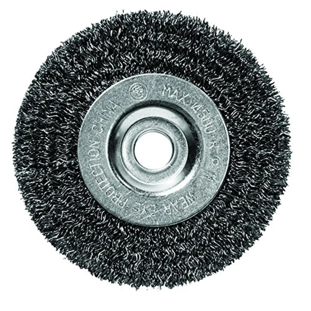 212 MAIN Coarse Grit Wire Wheel (2-Pack), 4 x 0.5 in. Size, Universal Arbor, 0.35 lbs Shop Tool for Reptiles & Amphibians, Metals & Threading Parts Cleaning, Shop Tools