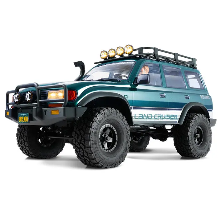 FMS 1:10 FCX10 OVR LC80 RS Brushless，1:10 Scale RC Car, 4WD Off-Road Monster Truck, 2.4GHz High Speed Remote Control Car, Hobby Grade RTR RC Crawler with LED Lights, Rechargeable Batteries for Adults Kids，RC Cars for Adults， RC Cars for Kids
