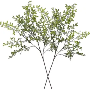 Artificial Greenery Stems, Faux Greenery Stems, Faux Eucalyptus Flowers, Indoor Fake Leaves, Decorative Plants for Home Office Garden Decor, Fruit, Artificial Olive Tree