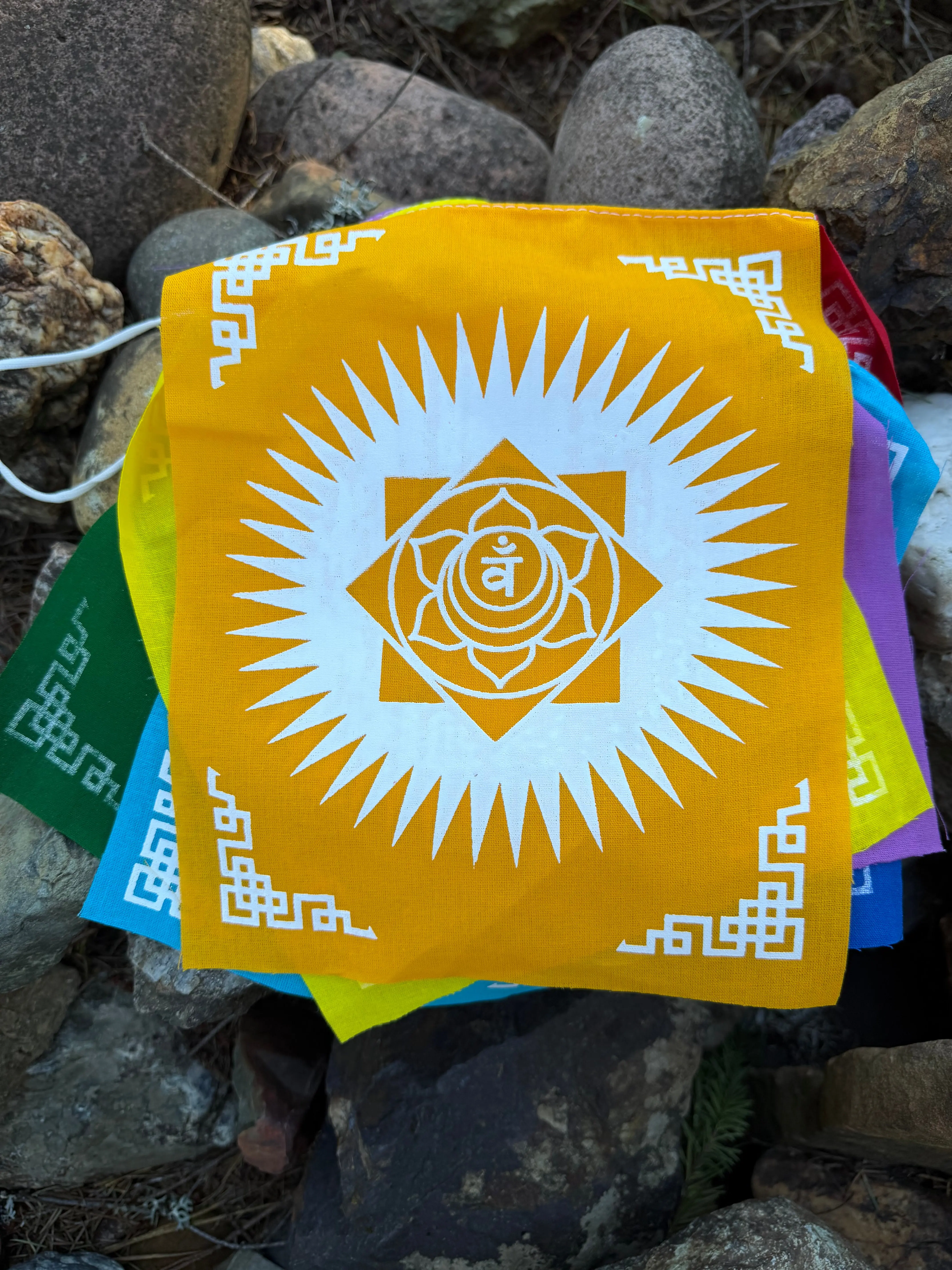 Chakra Mandala Prayer Flags