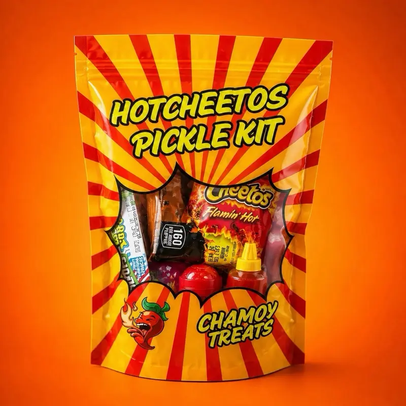 Hotcheetos Dill Pickle Kit - Viral Trending Snack Kit