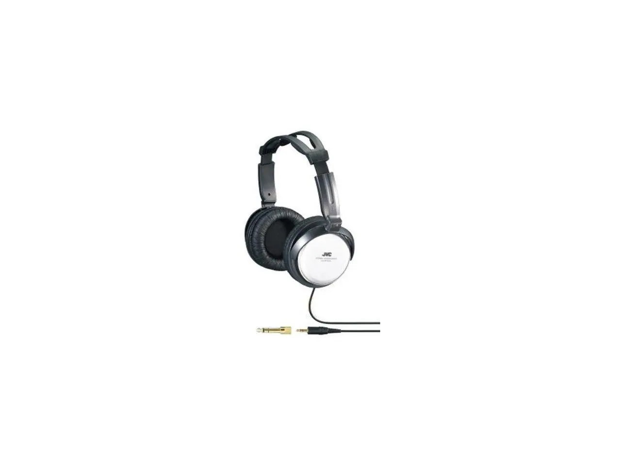 JVC Silver HA-RX500 3.5mm/ 6.3mm Connector Circumaural Full Size Headphone