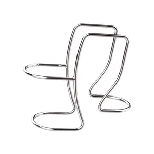 Adjustable Shape Washing Machine Hose Holder 304 Stainless Steel Washer Hose Guide Clip Washing Machine Drain Hose Support for Home Hotel