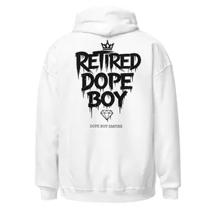 Retired Dope Boy Hoodie - Back Print