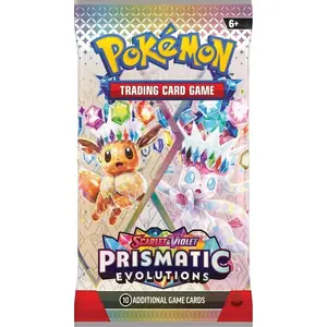 Pokemon English SV8.5 Prismatic Evolutions 5 Pack Bundle CARDS LIVE OPENING