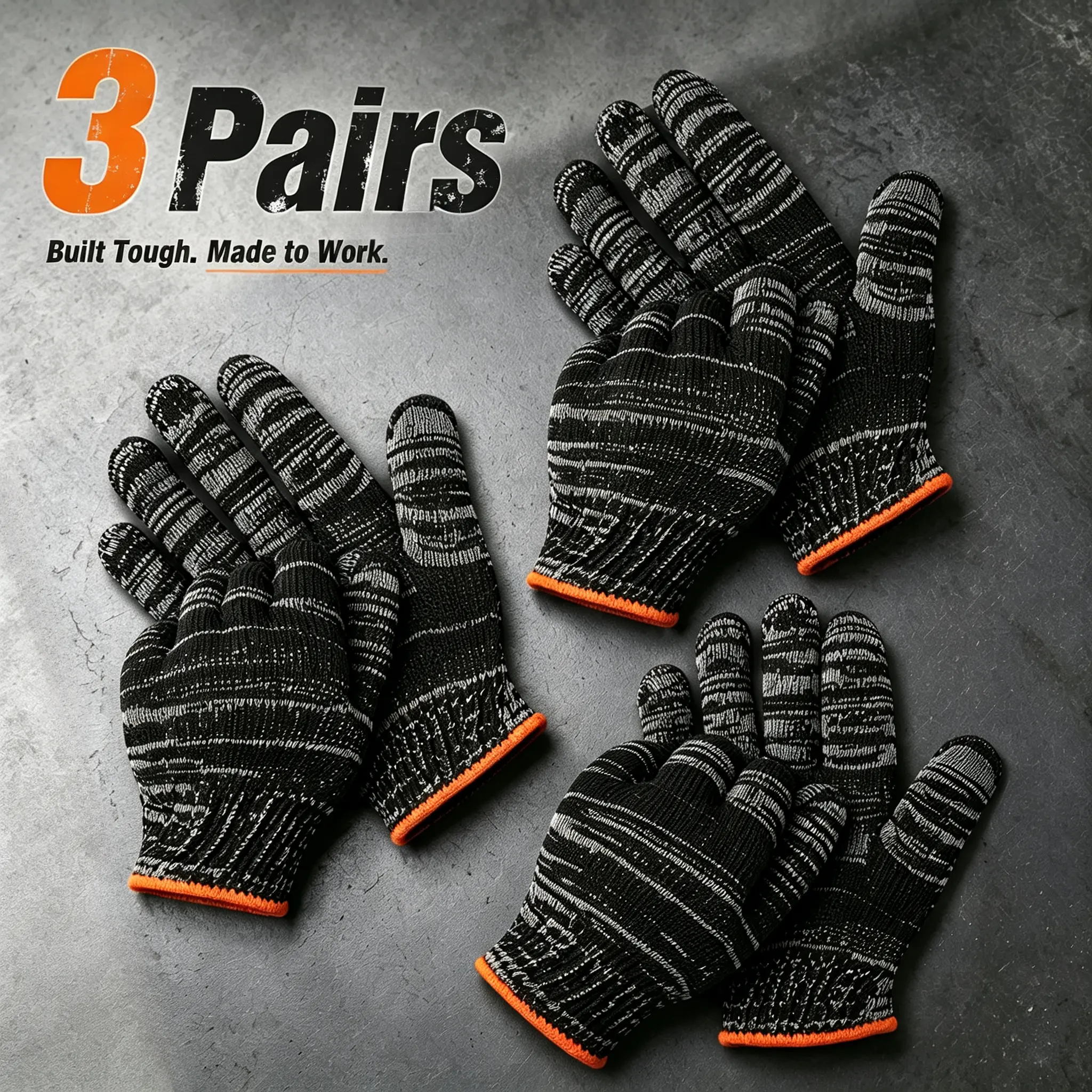 Unisex gardening gloves; versatile work gloves with strong grip, made of stretchy, breathable knit fabric; suitable for gardening, DIY, household chores, and workshop tasks