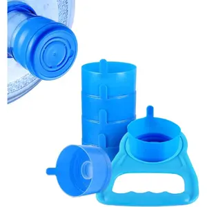 Water Bottle Cap Set | Anti-Spill  Gallon Jug Covers | 55mm Leakproof Plug with Handle | Splash-Proof Seal for 5 Gallon Containers | 5-Pack Replacement