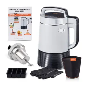VEVOR Butter Maker Machine, 6 Functions Herbal Infuser, Magic Butter Machine & Oil Infusion Machine with Customizable Temperature And Time, Herbal Recipe Book & All Accessories Included