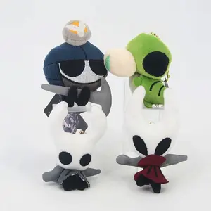 Game Hollow Knight Silksong Hornet Cosplay Keychain Plush Stuffed Cotton Doll Backpack Pendant Keyring Accessories