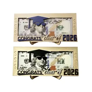 Graduation 2026 Holder-Unique Wooden Gift Box for Class of 2026, Creative Graduation Gift for Seniors outdoorfun kit