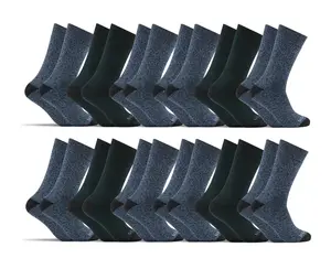 US ARMY Men's Extra Heavy Duty Winter Thermal Boot Crew Work Socks - Pack of 12