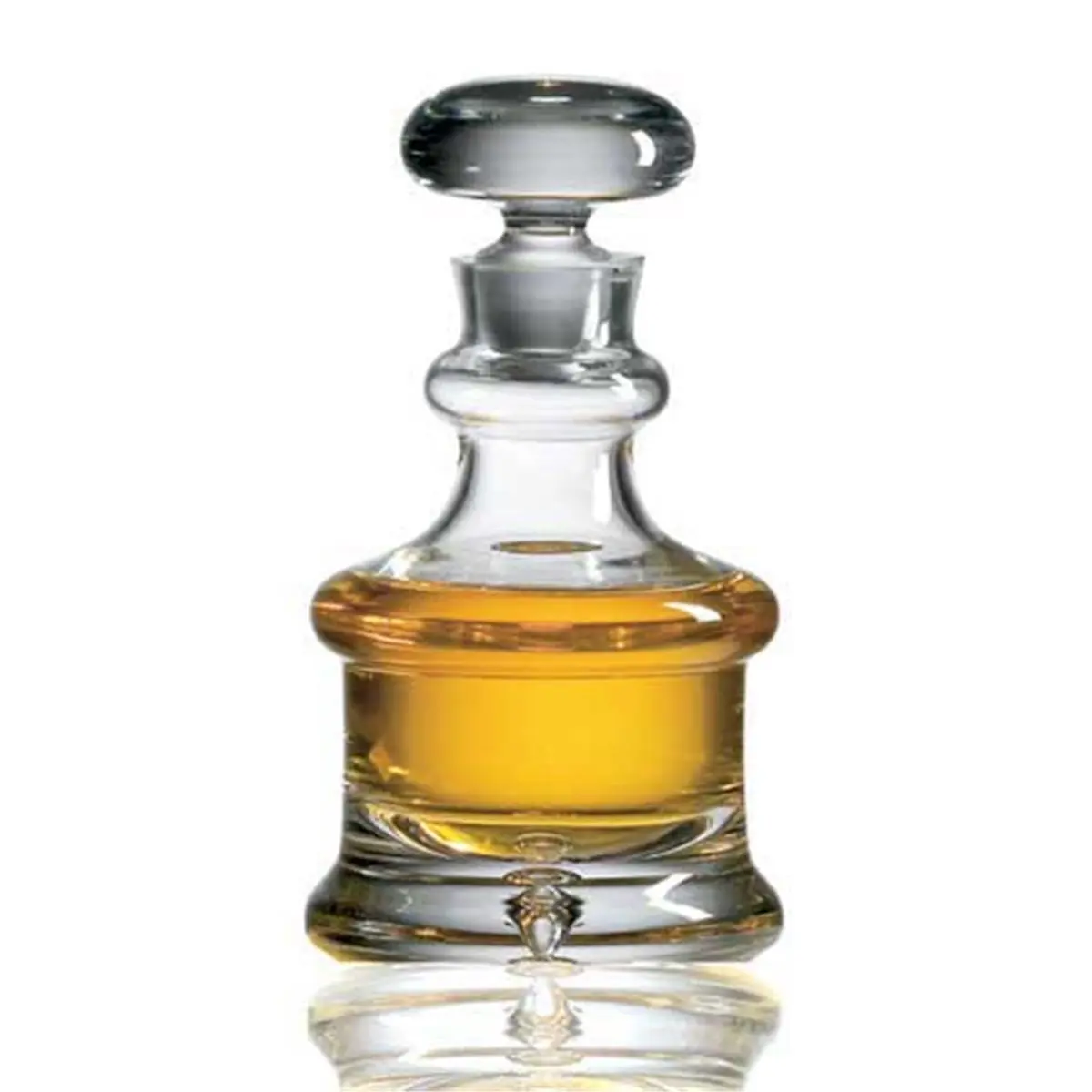 Ravenscroft Crystal W407 Larchmont Handcrafted Polished Decanter with Bar Utensils - 10.5 in Height, 30 oz Capacity, 5.5 in Width, Crafted from Ancient Mineral Deposits, Crystal Glass, Gift-Worthy, Lead-Free