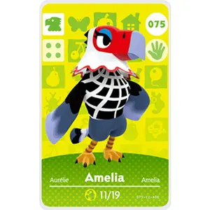Amelia - Villager NFC Card for Animal Crossing New Horizons Amiibo