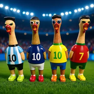 Star Player Style Screeching Chicken and Crying Chicken Sound-making Toy - Relax and Reduce Stress - Squeezing Fun Toy